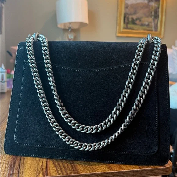 Gucci Dionysius Black Suede Designer Shoulder Bag - Picture 5 of 7
